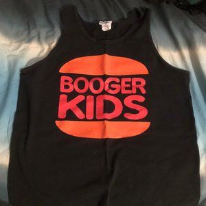 Booger Kids black tank top